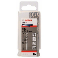 Bosch Accessories 2608585491 HSS Metall-Spiralbohrer 5.1mm Gesamtlänge 86mm geschliffen DIN 338 Zylinderschaft 10St. Bosch Accessories 2608585491 HSS Metall-Spiralbohrer 5.1mm Gesamtlänge 86mm geschliffen DIN 338 Zylinderschaft 10St.