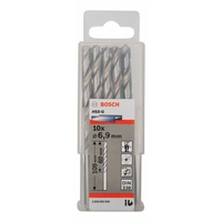 Bosch Accessories 2608585500 HSS Metall-Spiralbohrer 6.9mm Gesamtlänge 109mm geschliffen DIN 338 Zylinderschaft 10St. Bosch Accessories 2608585500 HSS Metall-Spiralbohrer 6.9mm Gesamtlänge 109mm geschliffen DIN 338 Zylinderschaft 10St.