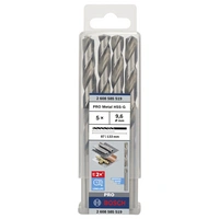 Bosch Accessories 2608585519 HSS Metall-Spiralbohrer 9.6mm Gesamtlänge 133mm geschliffen DIN 338 Zylinderschaft 5St. Bosch Accessories 2608585519 HSS Metall-Spiralbohrer 9.6mm Gesamtlänge 133mm geschliffen DIN 338 Zylinderschaft 5St.