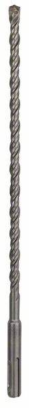 Ein einzelner Metallbohrer mit spiralförmigem Design.