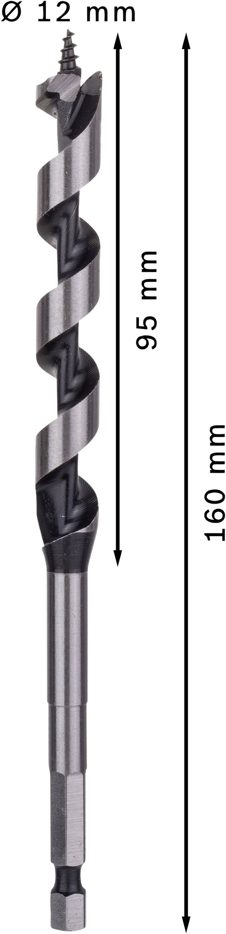 Bosch Accessories 2608585699 Schlangenbohrer 12mm Gesamtlänge 160mm Sechskantschaft 1St.