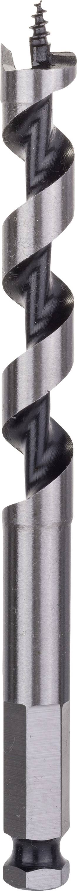 Metallbohrer mit spiralförmiger Schneide und scharfer Spitze, geeignet für präzises Bohren in Metallen.
