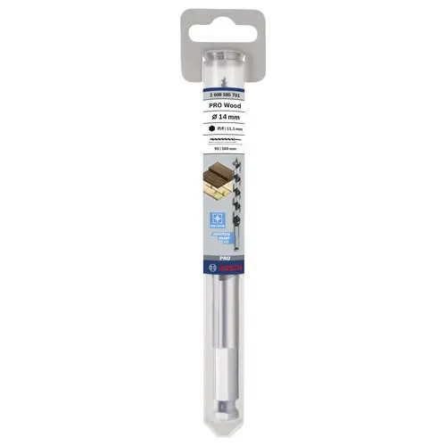 Bosch Accessories 2608585701 Schlangenbohrer 14mm Gesamtlänge 160mm Sechskantschaft 1St. Bosch Accessories 2608585701 Schlangenbohrer 14mm Gesamtlänge 160mm Sechskantschaft 1St.