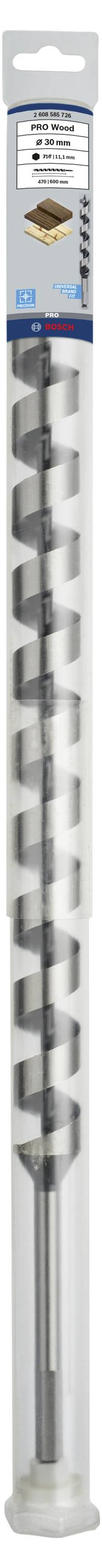 Bosch Accessories 2608585726 Schlangenbohrer 30mm Gesamtlänge 600mm Sechskantschaft 1St.