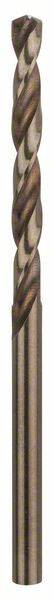 Bild eines Spiralbohrers, geeignet zum Bohren in Metall, Holz oder Kunststoff. Der Bohrer zeigt ein gedrehtes Design für effizientes Bohren.