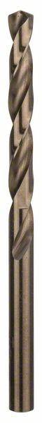 Ein spiralförmiger Bohrer aus Metall, geeignet für präzises Bohren in Materialien wie Holz oder Metall.