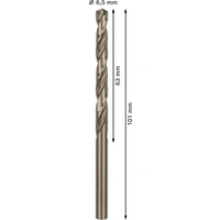 Bosch Accessories 2608585890 HSS Metall-Spiralbohrer 6.5mm Gesamtlänge 101mm Cobalt DIN 338 Zylinderschaft 10St. Bosch Accessories 2608585890 HSS Metall-Spiralbohrer 6.5mm Gesamtlänge 101mm Cobalt DIN 338 Zylinderschaft 10St.