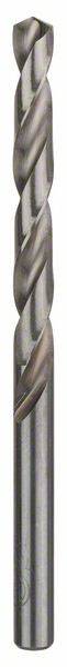 Metallbohrer mit spiralförmigen Rillen und zylindrischem Schaft für präzises Bohren in harte Materialien.