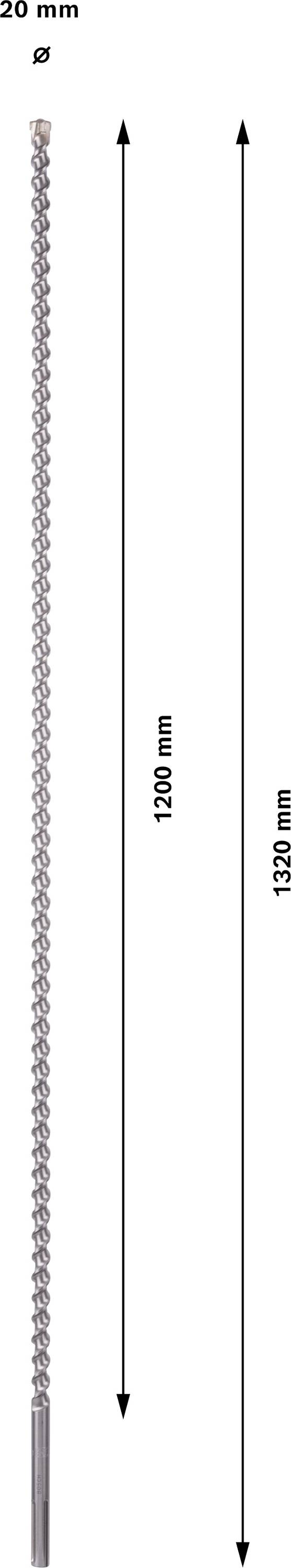Bosch Accessories SDS-max-7 2608586769 Hartmetall Hammerbohrer 20 mm Gesamtlänge 1320 mm SDS-Max 1 St.