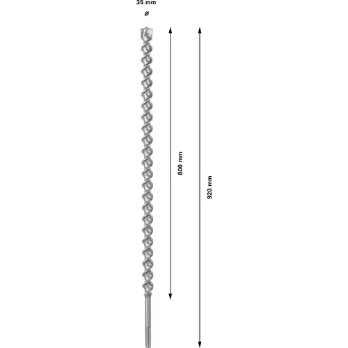 Bosch Accessories SDS-max-7 2608586798 Hartmetall Hammerbohrer 35mm Gesamtlänge 920mm SDS-Max 1St. Bosch Accessories SDS-max-7 2608586798 Hartmetall Hammerbohrer 35mm Gesamtlänge 920mm SDS-Max 1St.