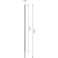 Bosch Accessories SDS-max-7 2608586799 Hartmetall Hammerbohrer 35mm Gesamtlänge 1320mm SDS-Max 1St. Bosch Accessories SDS-max-7 2608586799 Hartmetall Hammerbohrer 35mm Gesamtlänge 1320mm SDS-Max 1St.
