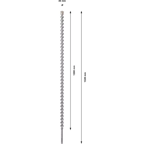 Bosch Accessories SDS-max-7 2608586799 Hartmetall Hammerbohrer 35mm Gesamtlänge 1320mm SDS-Max 1St. Bosch Accessories SDS-max-7 2608586799 Hartmetall Hammerbohrer 35mm Gesamtlänge 1320mm SDS-Max 1St.