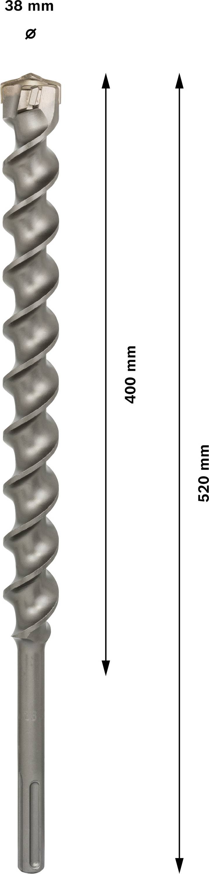 Bosch Accessories SDS-max-7 2608586800 Hartmetall Hammerbohrer 38mm Gesamtlänge 520mm SDS-Max 1St.