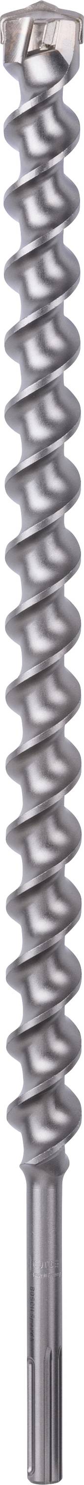 Langer Metallbohrer mit spiralförmigen Rillen, geeignet für präzises Bohren in Oberflächen.