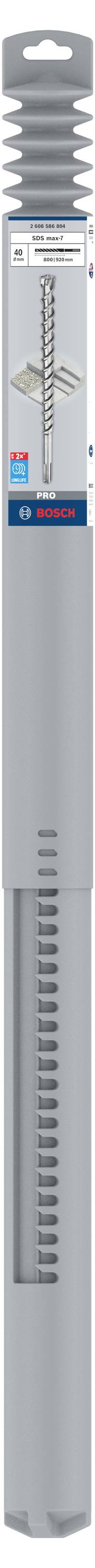 Bosch Accessories SDS-max-7 2608586804 Hartmetall Hammerbohrer 40 mm Gesamtlänge 920 mm SDS-Max 1 St.