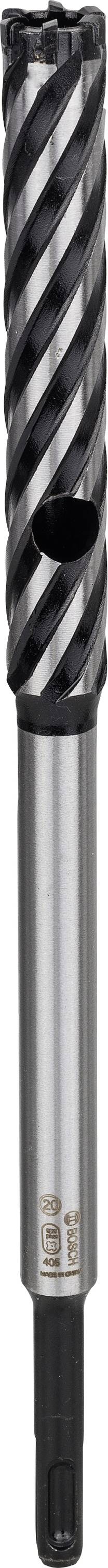 Nahaufnahme eines Spiralfräsers aus Metall mit spiralförmigen Schneiden, geeignet für präzises Schneiden und Fräsen von Materialien.
