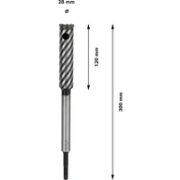 Bosch Accessories 2608586999 Hammerbohrer 28mm Gesamtlänge 300mm SDS-Plus 1St. Bosch Accessories 2608586999 Hammerbohrer 28mm Gesamtlänge 300mm SDS-Plus 1St.