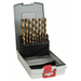 Bosch Accessories 2608587015 HSS Metall-Spiralbohrer-Set 19teilig TiN DIN 338 Zylinderschaft 1 Set