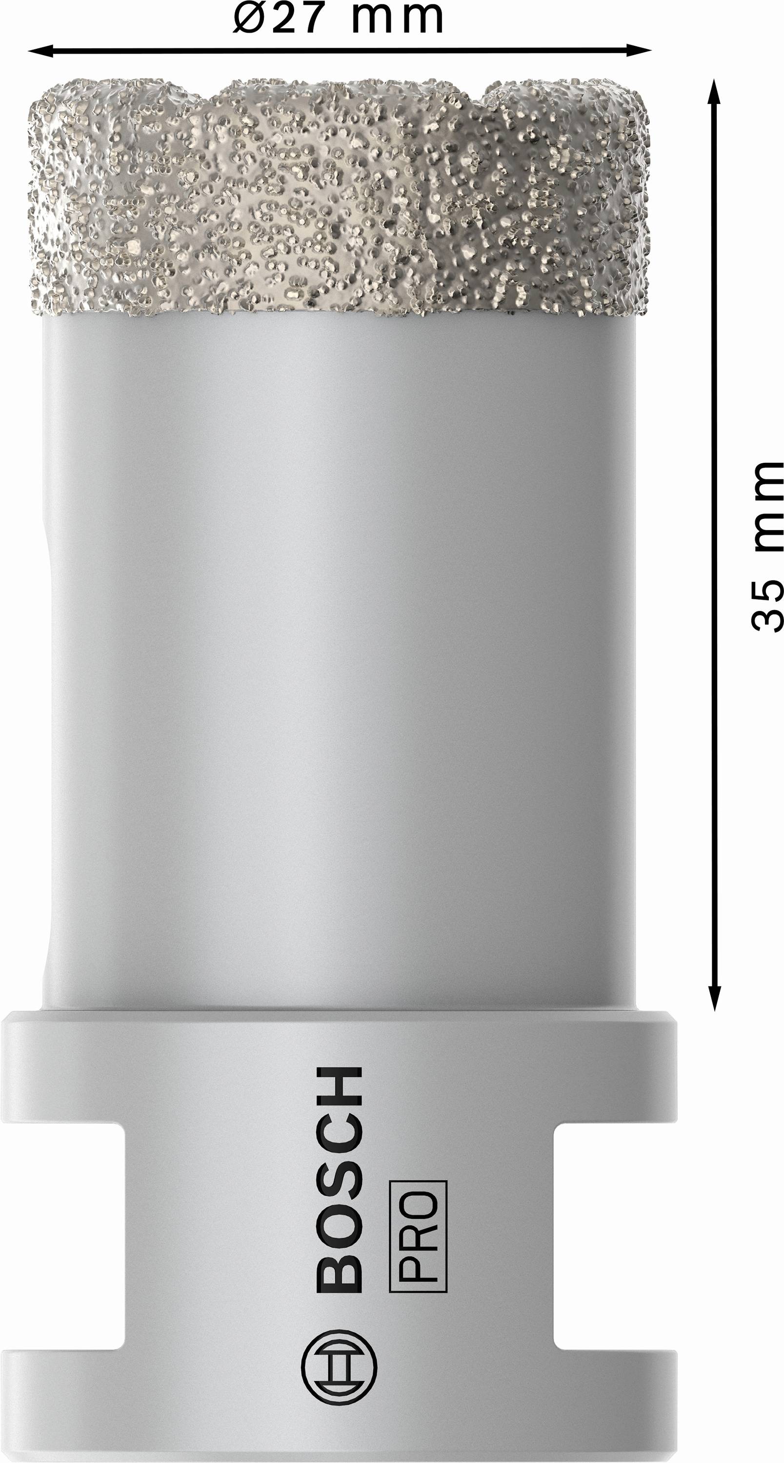 Bosch Accessories 2608587118 Diamant-Trockenbohrer 27mm diamantbestückt 1St.