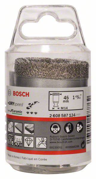 Bosch Accessories 2608587124 Diamant-Trockenbohrer 45mm diamantbestückt 1St.