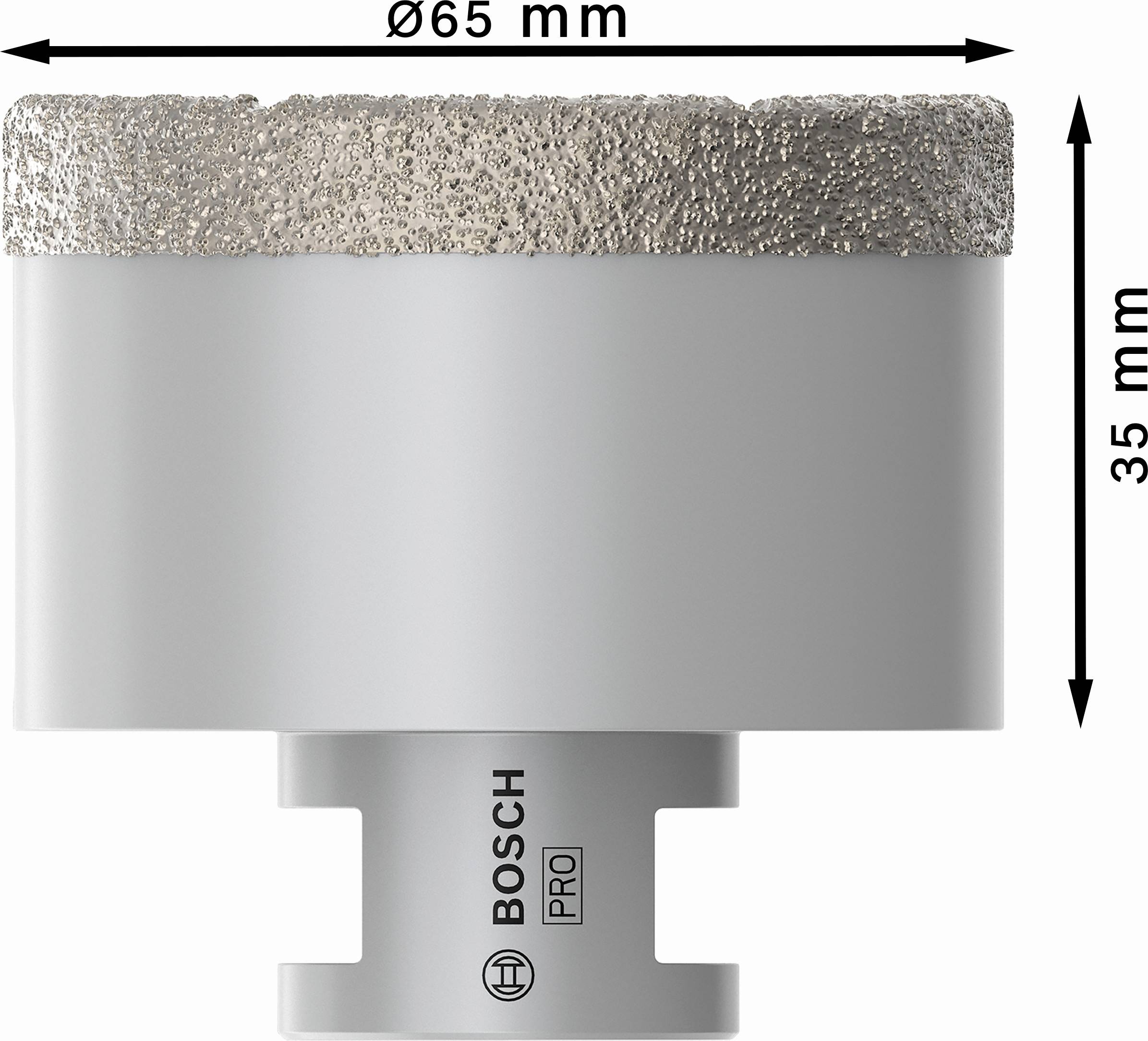 Bosch Accessories 2608587129 Diamant-Trockenbohrer 65mm diamantbestückt 1St.