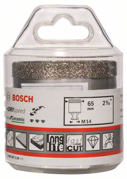 Bosch Accessories 2608587129 Diamant-Trockenbohrer 65mm diamantbestückt 1St.
