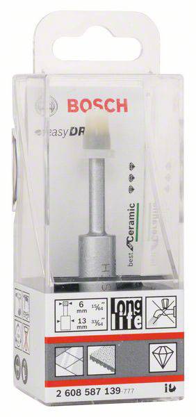 Bosch Accessories Easydry 2608587139 Diamant-Trockenbohrer 6 mm diamantbestückt 1 St.