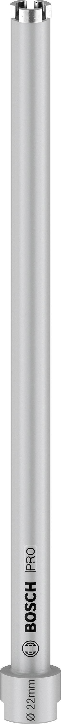 Langer, schmaler Metallzylinder mit der Aufschrift 'Bosch' und 'Ø 46 mm'.