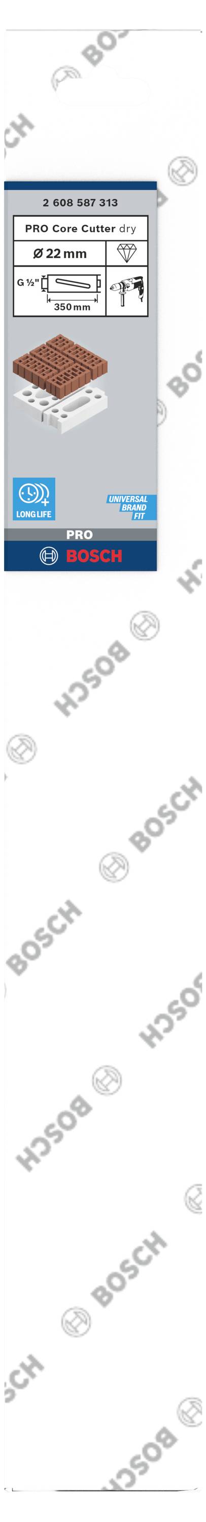 Bosch-Schleifblätter Anzeige mit Produktbild, Abmessungen, Preis und Logo. Enthält Informationen zu Größe und Körnung des Produkts.