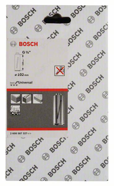 Bosch Accessories 2608587327 Trockenbohrkrone 102mm diamantbestückt 1St.