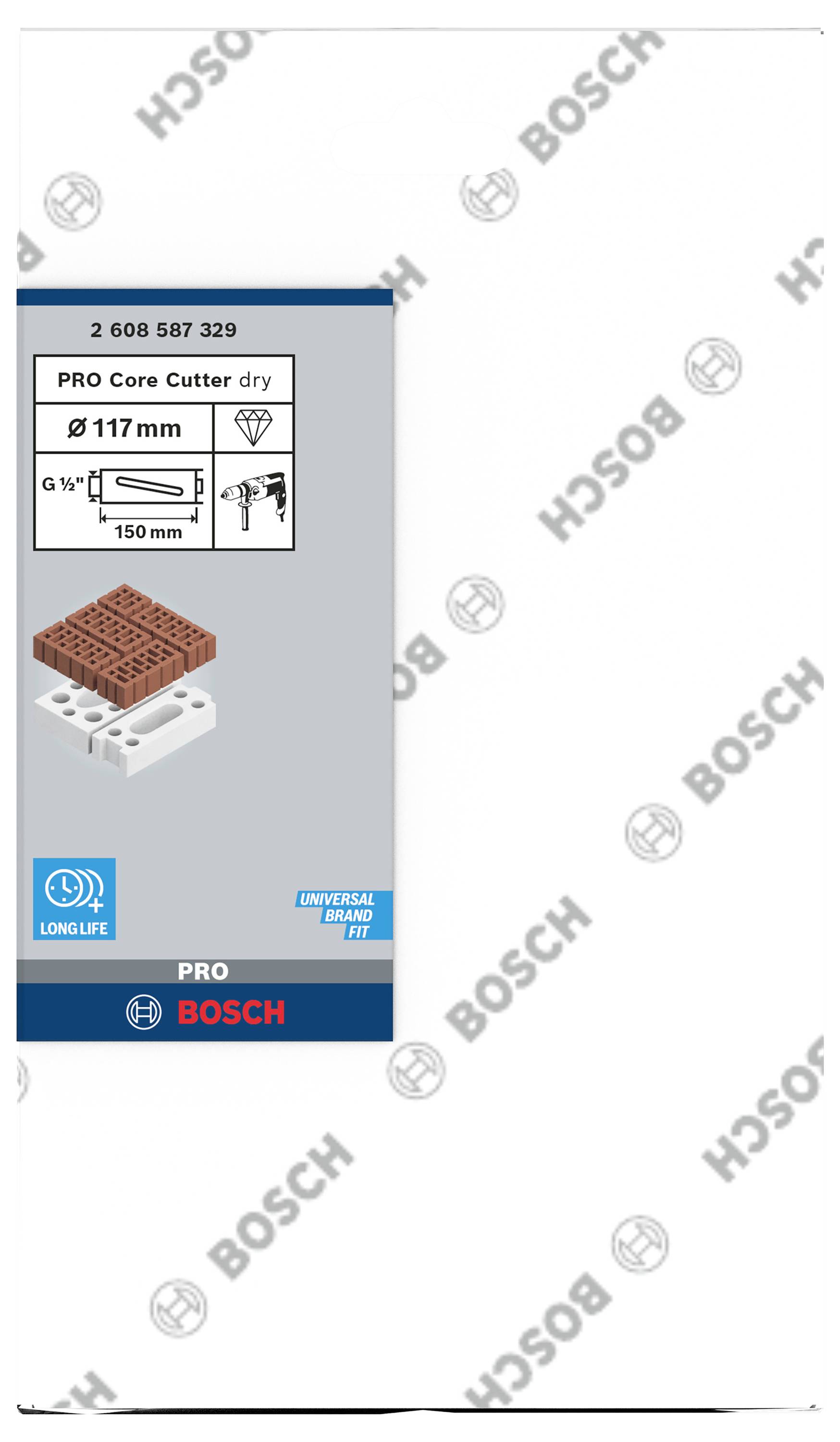 Bosch Accessories 2608587329 Trockenbohrkrone 117mm diamantbestückt 1St.