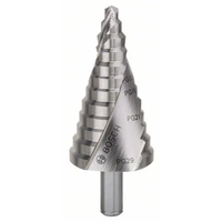 Bosch Accessories 2608587428 HSS Stufenbohrer 6 - 37 mm, PG7 - PG29 Gesamtlänge 93mm 3-Flächenschaft 1St. Bosch Accessories 2608587428 HSS Stufenbohrer 6 - 37 mm, PG7 - PG29 Gesamtlänge 93mm 3-Flächenschaft 1St.