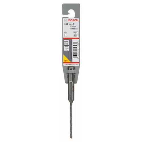 Bosch Accessories SDS-plus-5 2608587801 Hartmetall Hammerbohrer 3mm Gesamtlänge 110mm SDS-Plus 1St. Bosch Accessories SDS-plus-5 2608587801 Hartmetall Hammerbohrer 3mm Gesamtlänge 110mm SDS-Plus 1St.