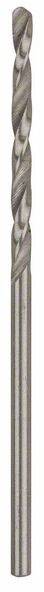 Ein Metallspiralbohrer mit scharfer Spitze und spiralförmigem Schaft, geeignet für präzises Bohren in Metalloberflächen.