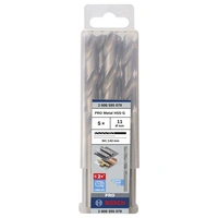 Bosch Accessories 2608595079 HSS Metall-Spiralbohrer 11mm Gesamtlänge 142mm geschliffen DIN 338 Zylinderschaft 5St. Bosch Accessories 2608595079 HSS Metall-Spiralbohrer 11mm Gesamtlänge 142mm geschliffen DIN 338 Zylinderschaft 5St.