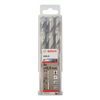 Bosch Accessories 2608595082 HSS Metall-Spiralbohrer 12.5mm Gesamtlänge 151mm geschliffen DIN 338 Zylinderschaft 5St. Bosch Accessories 2608595082 HSS Metall-Spiralbohrer 12.5mm Gesamtlänge 151mm geschliffen DIN 338 Zylinderschaft 5St.