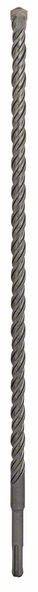 Ein Bohrer mit spiralförmigem Design, geeignet zum Bohren in Beton oder Mauerwerk.