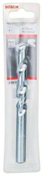 Bosch Accessories CYL-1 2608596140 Hartmetall Stein-Spiralbohrer 16mm Gesamtlänge 150mm Zylinderschaft 1St.