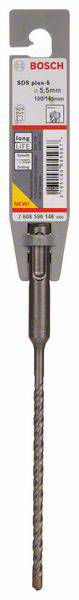 Ein Bosch-Bohrer, speziell ein Betonbohrer mit SDS-plus Aufnahmeschaft, 10 mm Durchmesser, geeignet für Schlagbohrmaschinen.