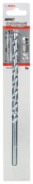 Bosch IMPACT Betonbohrer, Durchmesser 10 mm, in Originalverpackung dargestellt. Geeignet für Betonbohrarbeiten.