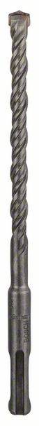 Ein spiraliger Bohrer aus Metall, geeignet für Stein- oder Betonbearbeitung. Der Bohrkopf ist robust und für SDS-Aufnahmen vorgesehen.