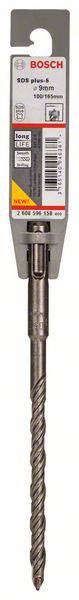 Bohrer von Bosch mit SDS-plus, geeignet für Beton und Mauerwerk, Durchmesser 10 mm, Länge 160 mm. Produktverpackung zeigt Spezifikationen.