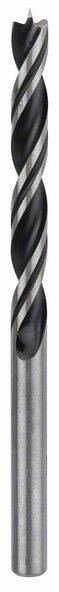 Bohrer mit spiralförmigem Schneidkopf aus Metall, verwendet zum Bohren von Löchern in feste Materialien.