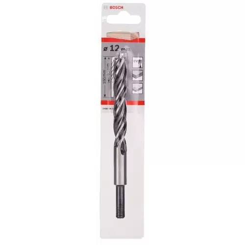 Bosch Accessories 2608596309 Holz-Spiralbohrer 12 mm Gesamtlänge 151 mm Zylinderschaft 1 St. Bosch Accessories 2608596309 Holz-Spiralbohrer 12 mm Gesamtlänge 151 mm Zylinderschaft 1 St.