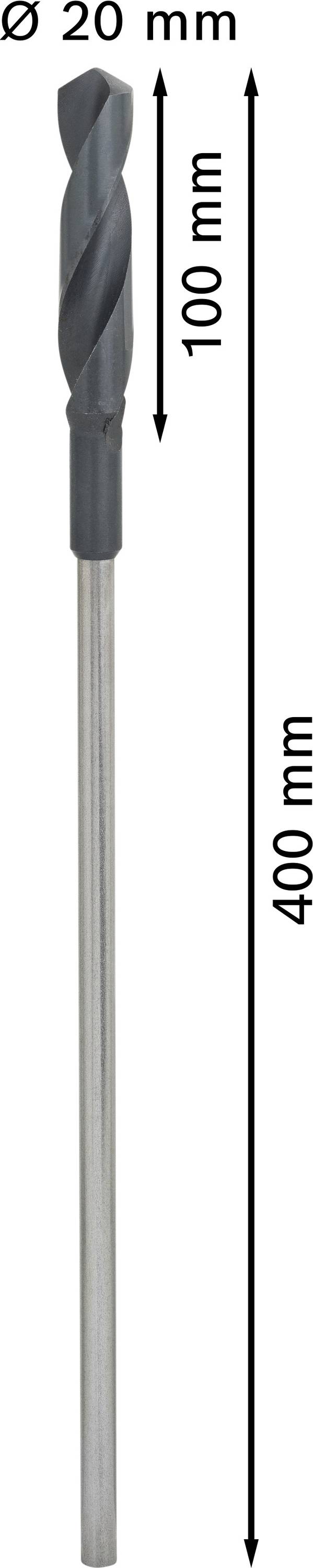 Bosch Accessories 2608596341 Schalungsbohrer 20mm Gesamtlänge 400mm Zylinderschaft 1St.