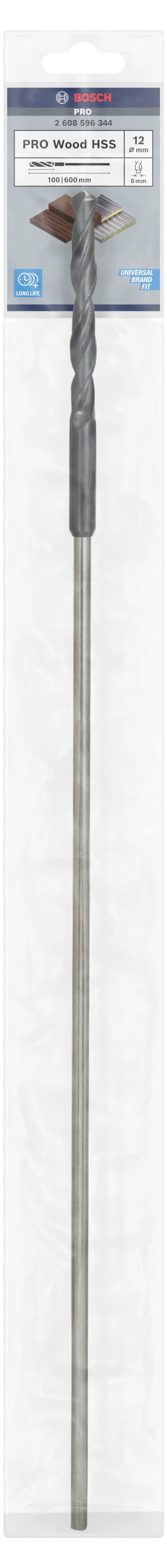 Bosch Accessories 2608596344 Schalungsbohrer 12mm Gesamtlänge 600mm Zylinderschaft 1St.