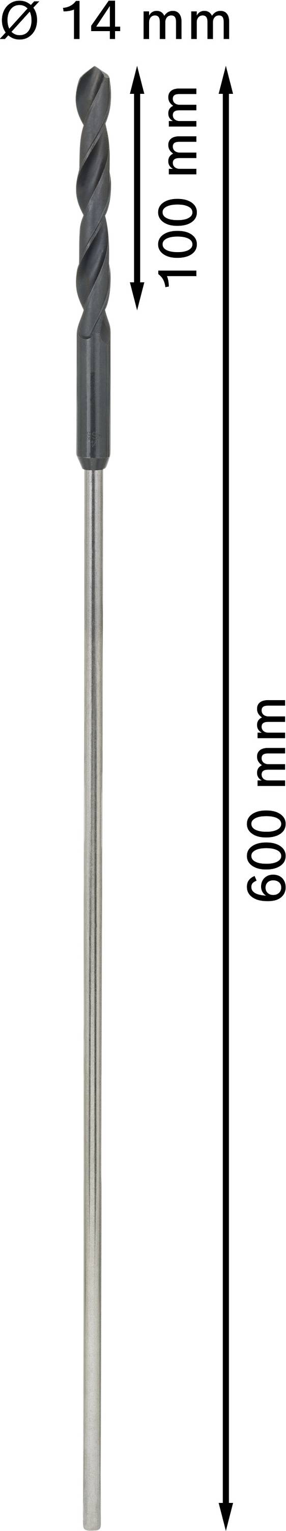 Bosch Accessories 2608596345 Schalungsbohrer 14mm Gesamtlänge 600mm Zylinderschaft 1St.