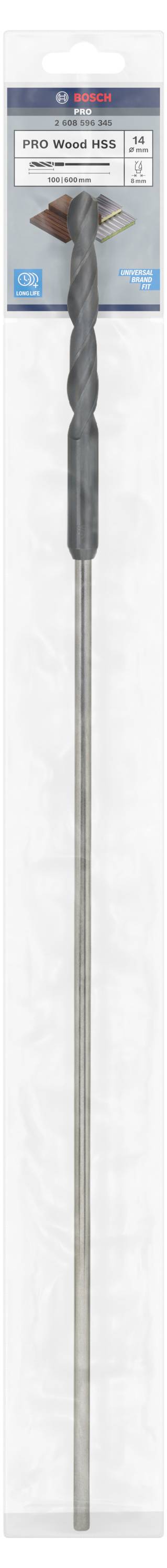 Bosch Accessories 2608596345 Schalungsbohrer 14mm Gesamtlänge 600mm Zylinderschaft 1St.