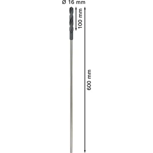 Bosch Accessories 2608596346 Schalungsbohrer 16mm Gesamtlänge 600mm Zylinderschaft 1St. Bosch Accessories 2608596346 Schalungsbohrer 16mm Gesamtlänge 600mm Zylinderschaft 1St.