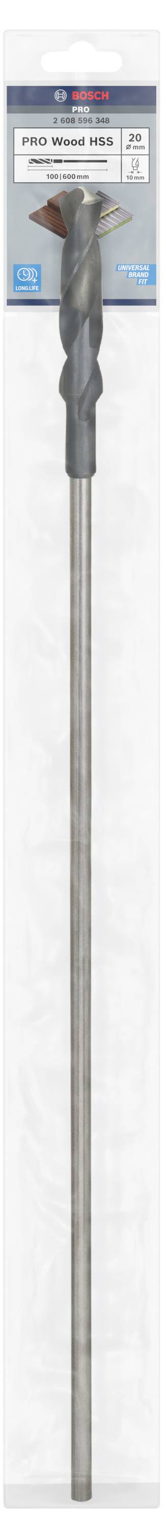 Bosch Accessories 2608596348 Schalungsbohrer 20mm Gesamtlänge 600mm Zylinderschaft 1St.